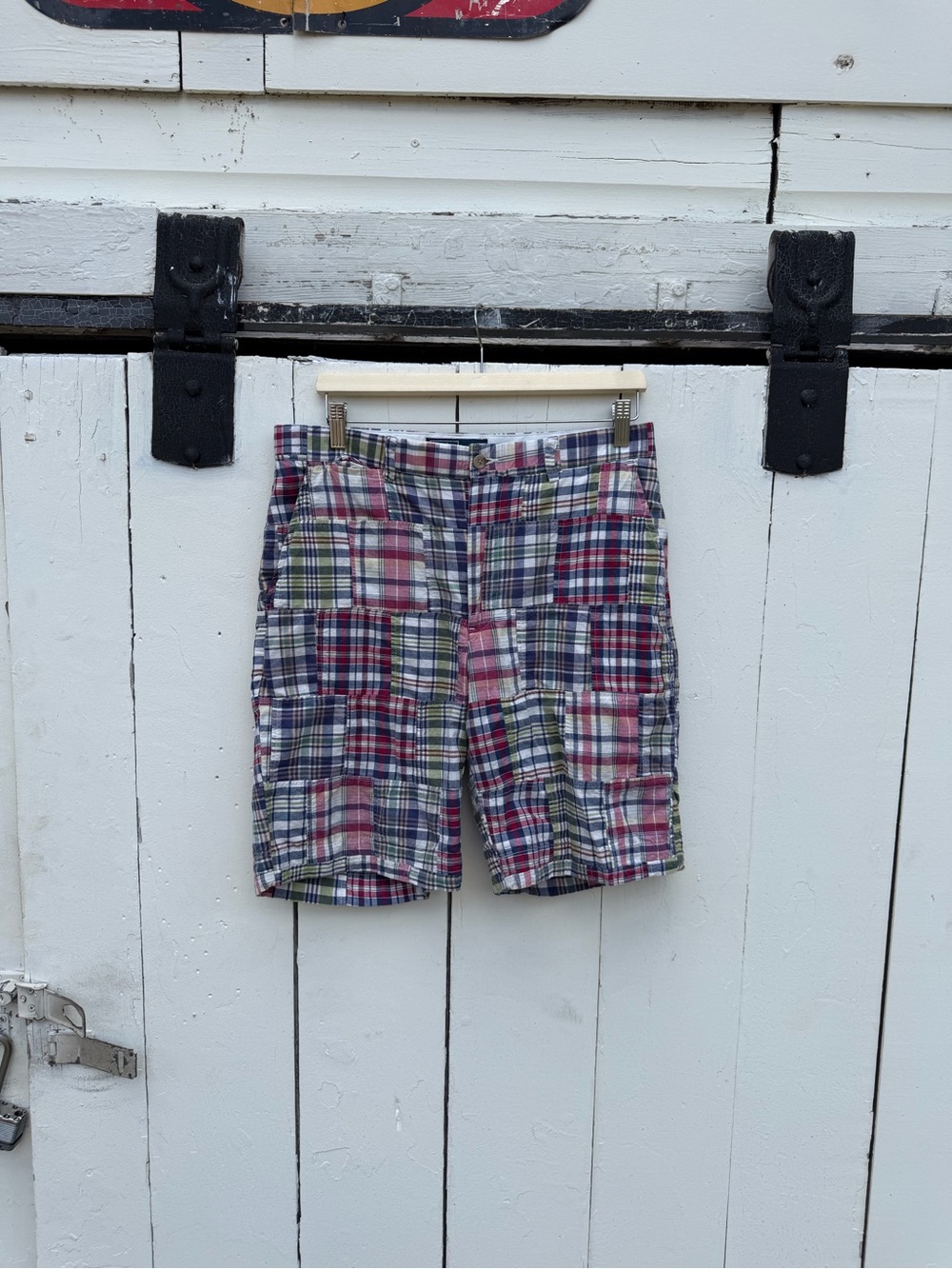 Polo by Ralph Lauren Men's Multicolor Plaid Flat Front Shorts